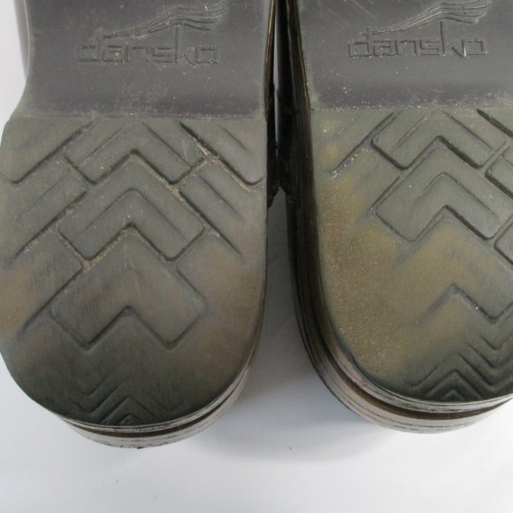 Dansko Brown Leather Professional Comfort Slip-On Clog Size EUR 39 US 8.5 - Picture 14 of 16